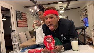 Kid Ink & Wife Asiah Do Paqui One Chip Challenge