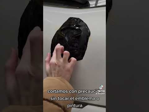 CAMBIA EL COLOR DE TU VEHICULO Y SUS EMBLEMAS #carcustomization #cars #diy #vinilos #wrap #wrapping