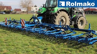 MD Rolmako Hackstriegel 9,0m-12,0m spring tine harrow for sale - Image 4 | Agronetto PH New MD Rolmako Hackstriegel 9,0m-12,0m spring tine harrow | Image 4 - Agronetto