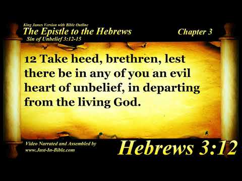 Hebrews Chapter 3 - Bible Book #58 - The Holy Bible KJV Read Along Audio/Video/Text
