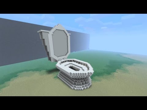Minecraft - Giant Toilet That Flushes! [HD]