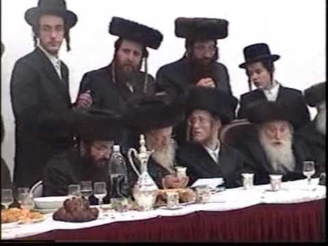 Rachmistrivka Rebbe Zt"l & Lelov Rebbe Zt"l at Wedding