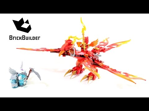 Vidéo LEGO Chima 70221 : L'ultime Phoenix de feu
