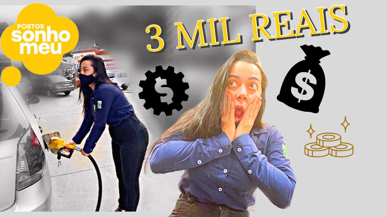 SALÁRIO DE FRENTISTA | abasteci um carro | POSTOS SONHO MEU