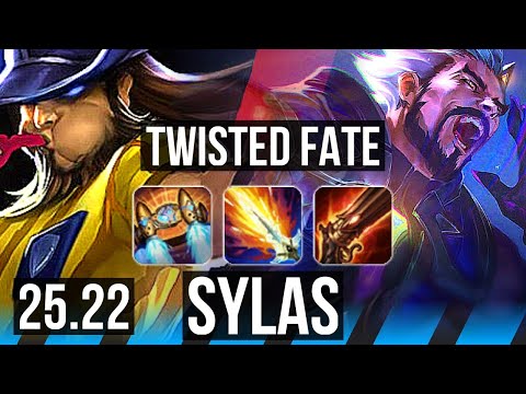 TWISTED FATE vs SYLAS (MID) | NA Master | 25.22