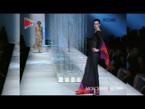MOSCHINO Spring Summer 1999 Milan 4K - Canale Moda