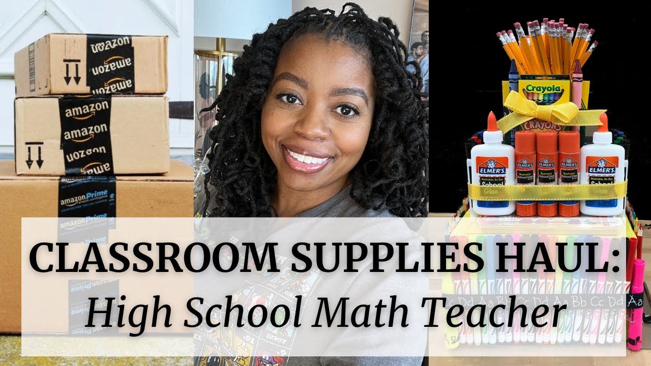 AMAZON CLASSROOM HAUL | Florida High School Mathematics Teacher