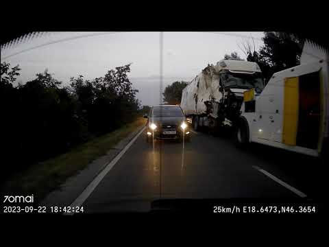 2023.09.22. Kamion (6-os út Szekszárd-Kakasd között)