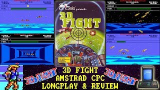 [AMSTRAD CPC] 3D Fight - Longplay & Review