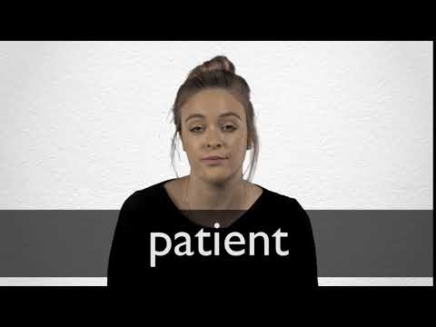 Spanish Translation Of Patient Collins English Spanish Dictionary