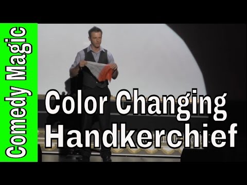 Color Changing Handkerchief Magic Trick with Christopher James