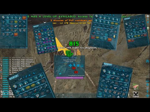 Kit Farming TWITCH STREAMER for 18 HOURS defending our PEARL CAVE (ARK PVP)