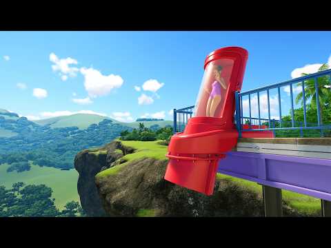 Trap Door Death Drop Water Slide – Planet Coaster 2