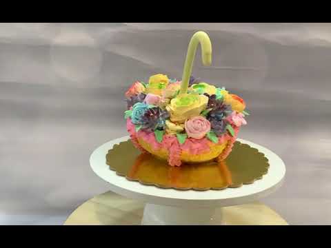 Umbrella cake