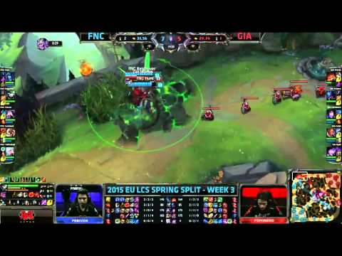 Fnatic vs Giants Gaming - HIGHLIGHTS - EU LCS Spring 2015 - W3D2 - Season 2015 - League of Legends