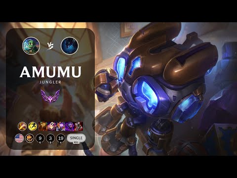 Amumu Jungle vs Nocturne - NA Master Patch 14.1