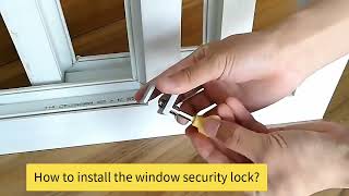 [Kajin Hardware] How to install the window security lock?