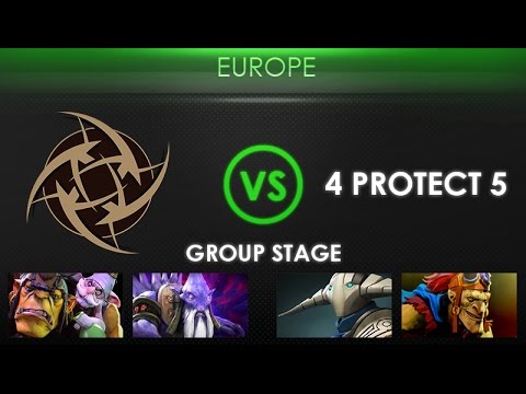Ninjas in Pyjamas vs 4p5 - Kiev Major Europe Qualifier: Group Stage - @TobiWanDOTA @GarethCasts