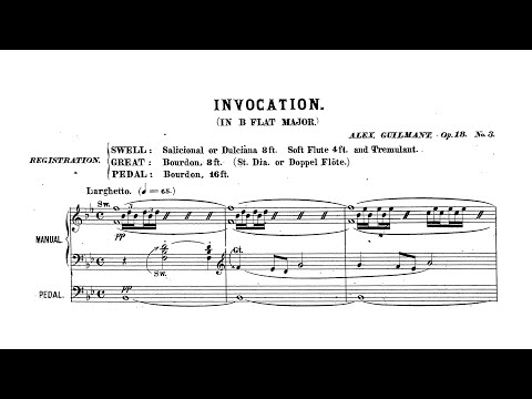 Guilmant: Invocation op. 18 Nr. 3