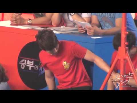 [Fancam] 120508 Junho Wooyoung at God of Victory Filming 2