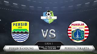 Live Streaming Indosiar, Laga Persib Bandung Vs Persija Jakarta Liga 1 2018 Pukul 15.30 WIB
