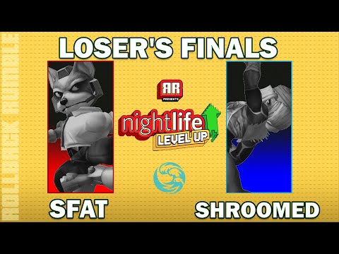 SFAT (Fox) vs Shroomed (Sheik) | Loser's Finals | Nightlife Level Up!