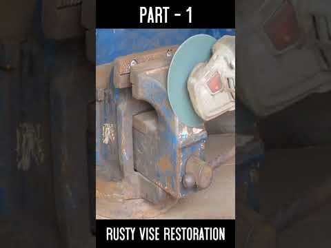 Rusty Old Vise Restoration 🔥 Perfect Restoration #Shorts