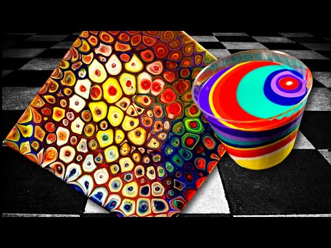 Chameleon Cell Flip Cup Pouring Crazy Results!