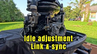 Evinrude 30hp idle adjustment