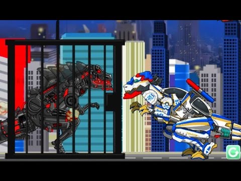 T-rex Cops - Dino Robot-Game for Children