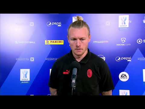 Simon Kjær Interview After Supercoppa Match AC Milan - Inter