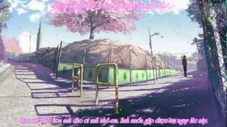 [Vietsub+Kara] 5cm/s AMV - Sakura anata ni deaete yokatta