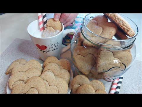 BISCOTTI INTEGRALI DA INZUPPO ottimi per colazione e merenda