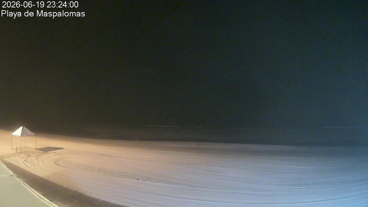 Live webcam view of Maspalomas Beach & Lagoon