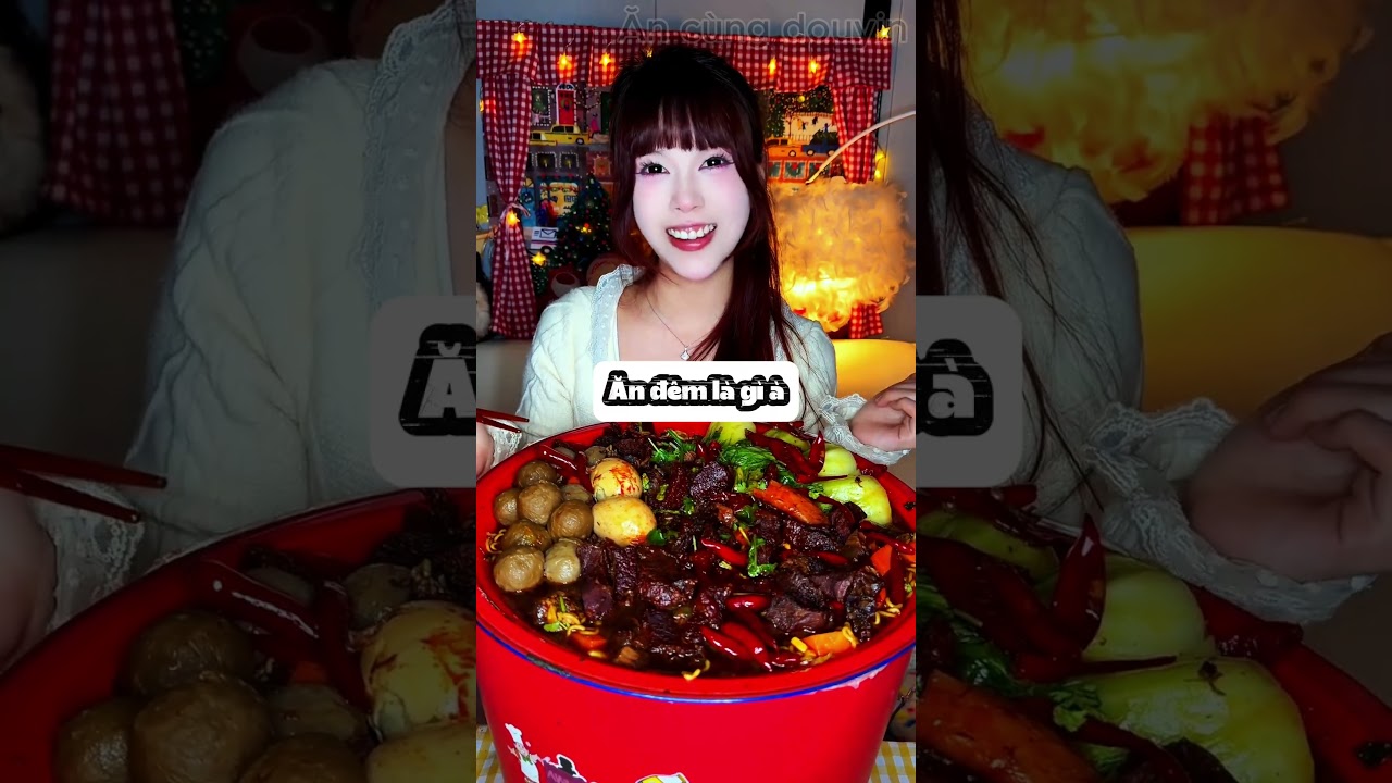 Ăn Đêm #2 | Nửa đêm nấu mì bò siêu to khổng lồ full topping #andem #anuong #foodvlog