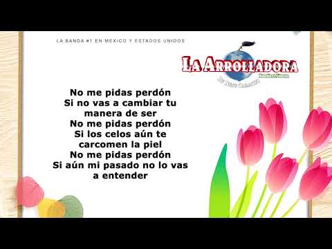 La Arrolladora Banda El Limón De René Camacho - Para Que Pides Perdón (Lyric Video)
