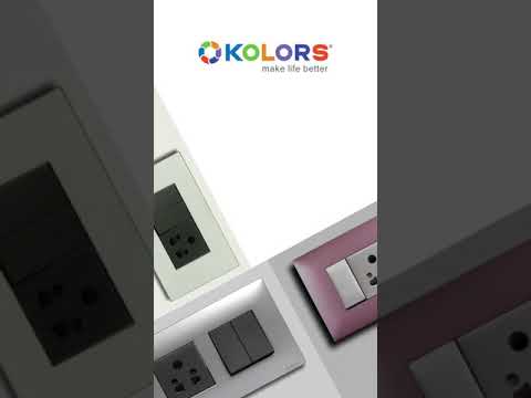 10a kolors kredo wood frame modular switch, 2m, 2 way