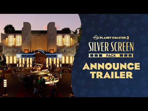 Silver Screen Pack Announce Trailer | Planet Coaster 2