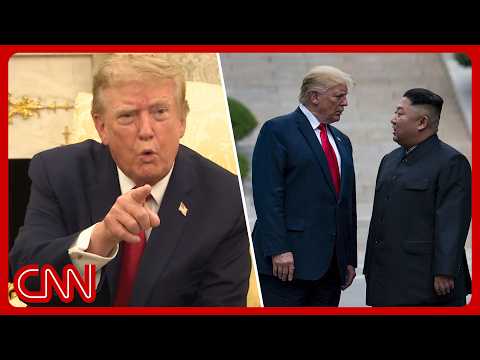 'Be quiet': Trump snaps at CNN over Kim Jong Un question