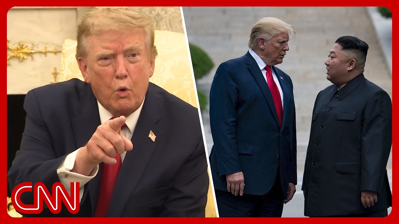 'Be quiet': Trump snaps at CNN over Kim Jong Un question
