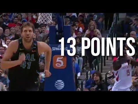 Dirk Nowitzki Highlights | 13 Points vs. Houston Rockets