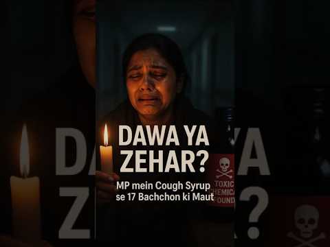 Ek Ghalti, 17 Zindagiyan Khatam 💔 | Dawa Ya Zehar? #cough #syrup #incident #awareness