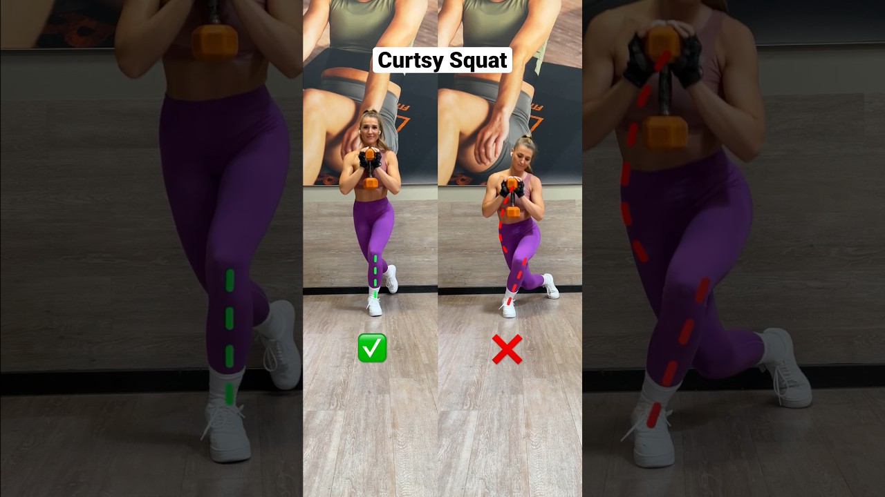 Curtsy Lunges