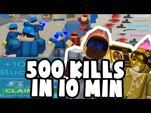BATTLEPASS COMPLETED - 500 KILLS IN 10 MIN (ROBLOX ARSENAL)