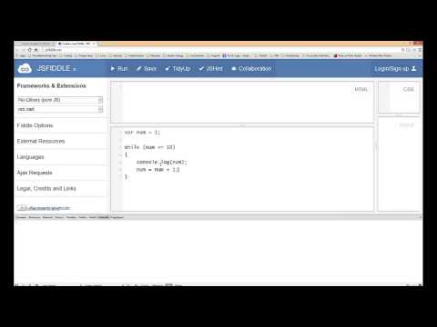 How to Use the While Loop in JavaScript Part 1 of 3