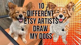 10 Custom Pet Portraits You