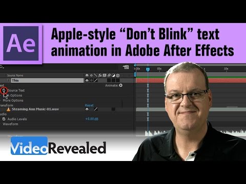 Apple style Don t Blink text animations in Adobe After Effects