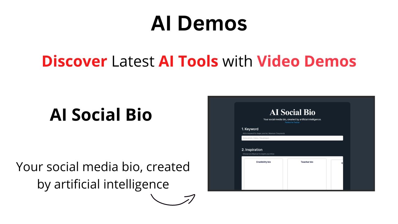 AI Social Bio tutorial