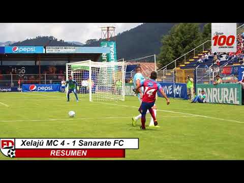 Xelajú MC 4 - 1 Sanarate FC | Resumen | Apertura 2017