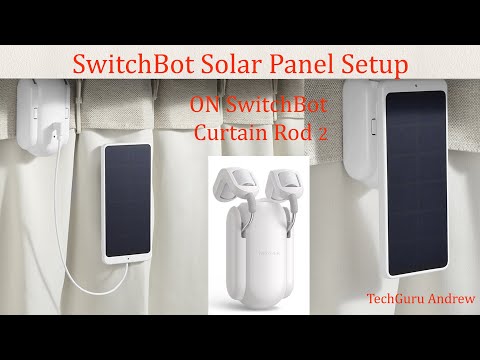 SwitchBot Solar Panel Setup ON SwitchBot Rod 2